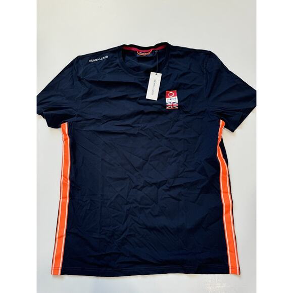 HENRI LLOYD Ineos Elevated Organic tee XL Navy Blue - Picture 1 of 6
